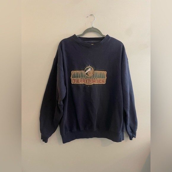 lost terrain Other - Vintage Lost Terrain Navy Blue Northern Territory Crew Neck